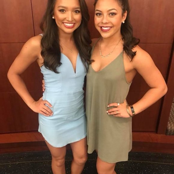 BLUE BLUSH BODYCON DRESS | SMALL - Picture 3 of 3